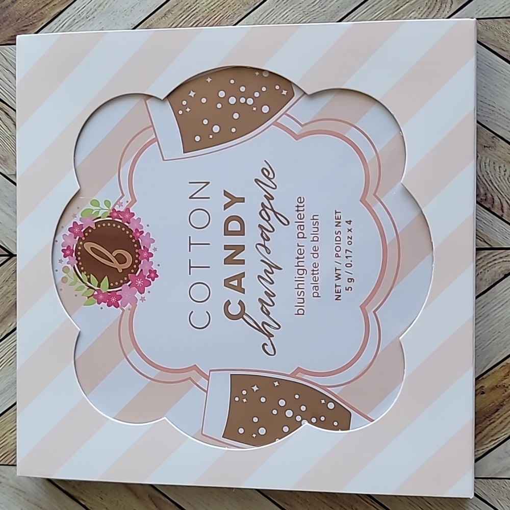Beauty Bakerie Cotton Candy Champagne Blush Highlighter Palette New